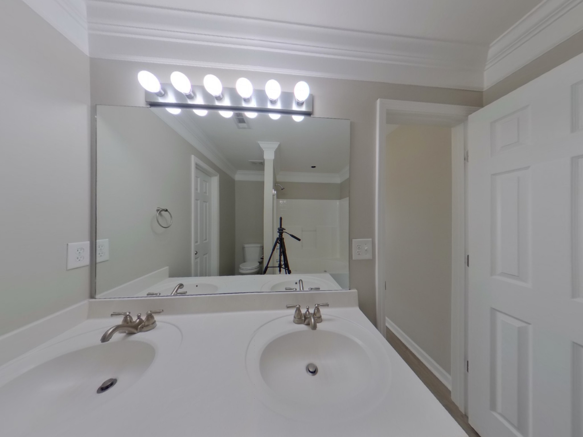4029 Deer Run Trace Spring Hill, TN 37174 - Photo 8 of 16 a bathroom with a sink and a mirror