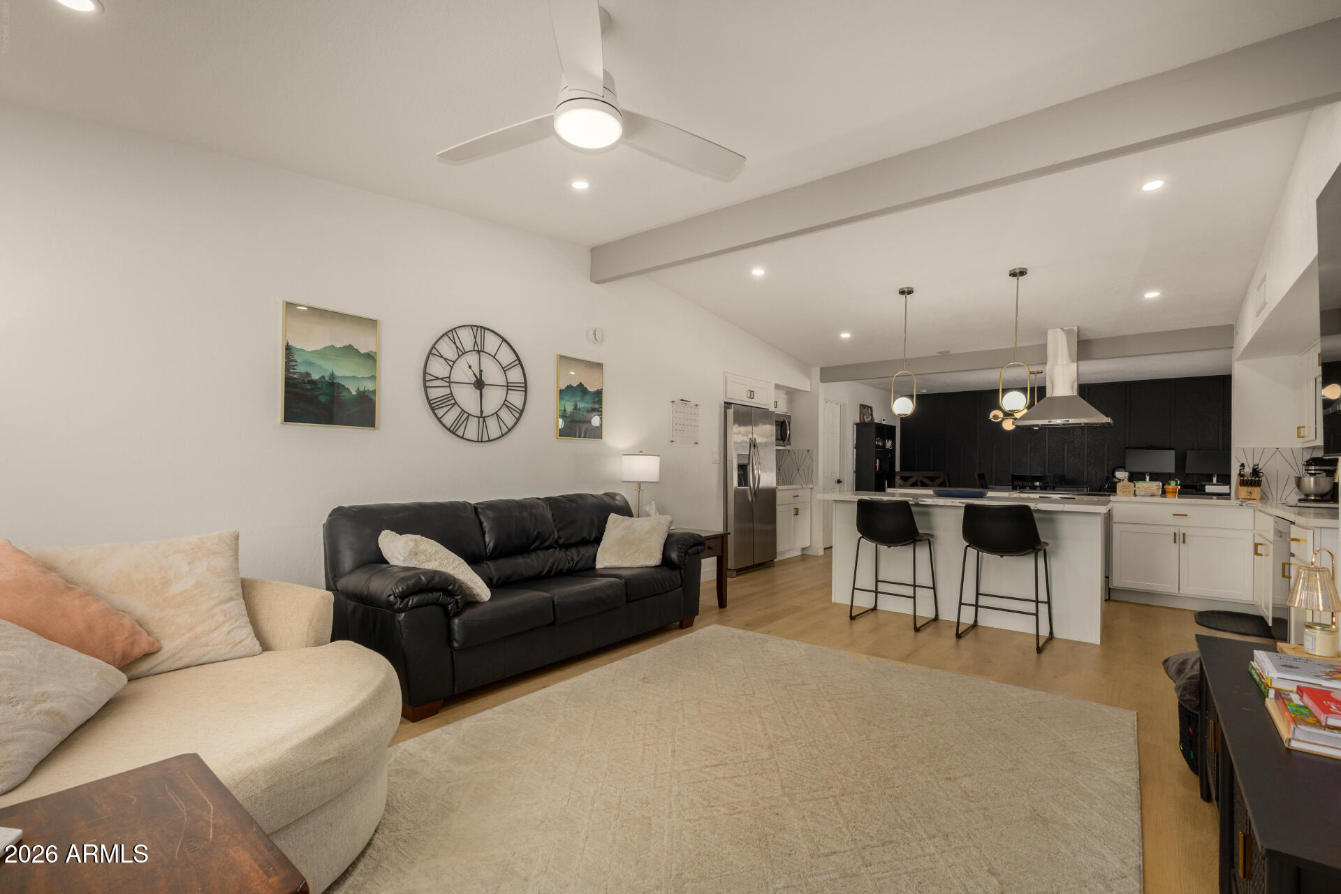 1560 North Freeman Mesa, AZ 85201 - Photo 9 of 22 a living room with furniture and kitchen view