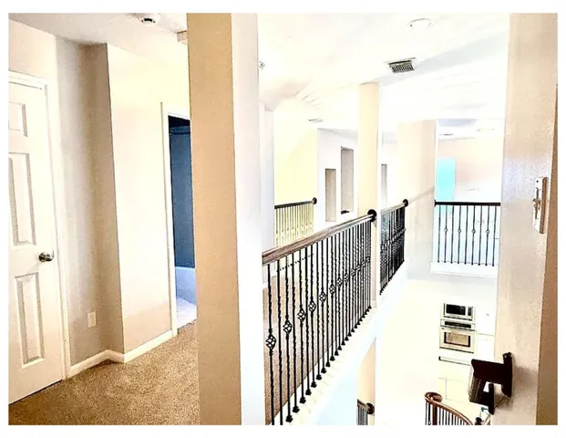 a view of a yard in front of a house