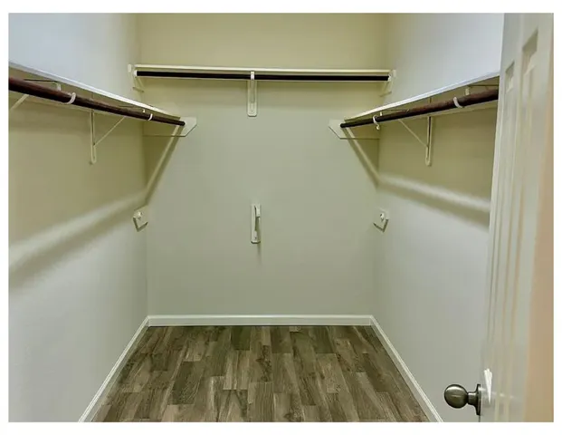 a view of walk in closet