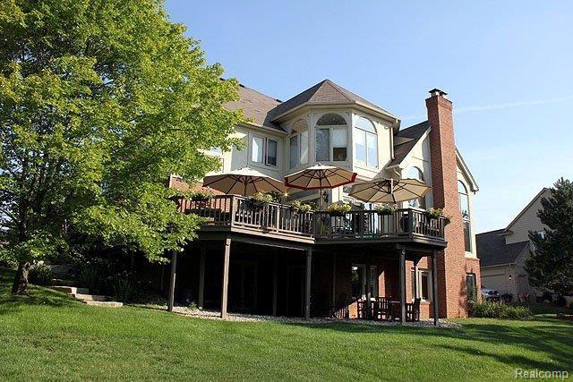 1407 Pebble Ridge Drive Rochester, MI 48307 - Photo 25 of 25 Exterior Rear Elevation