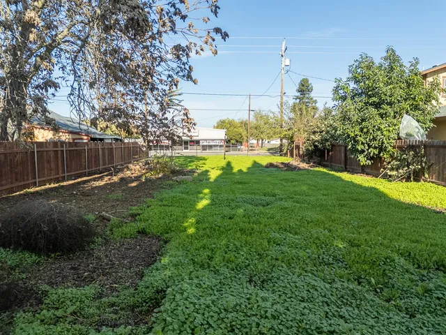 a view of outdoor space with garden