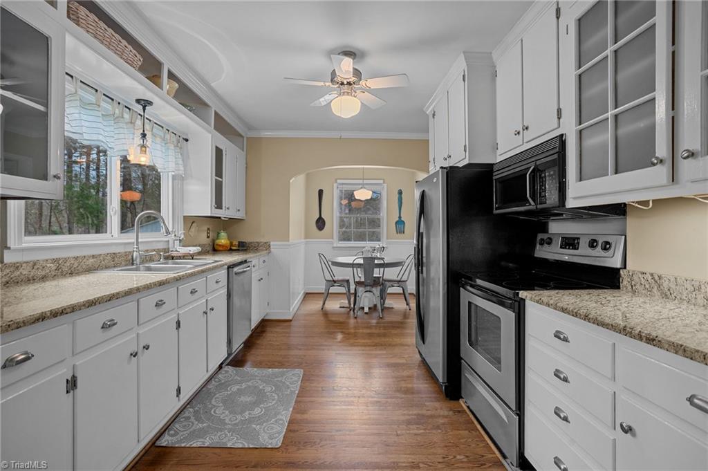 4818 Harvey Road Jamestown, NC 27282 - Photo 12 of 47 kitchen view from living room