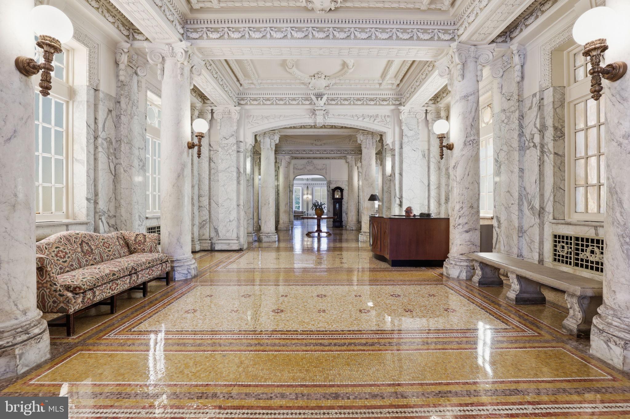 2022 Columbia Road Northwest, Unit 412 Washington, DC 20009 - Photo 23 of 30 Grand marble entryway