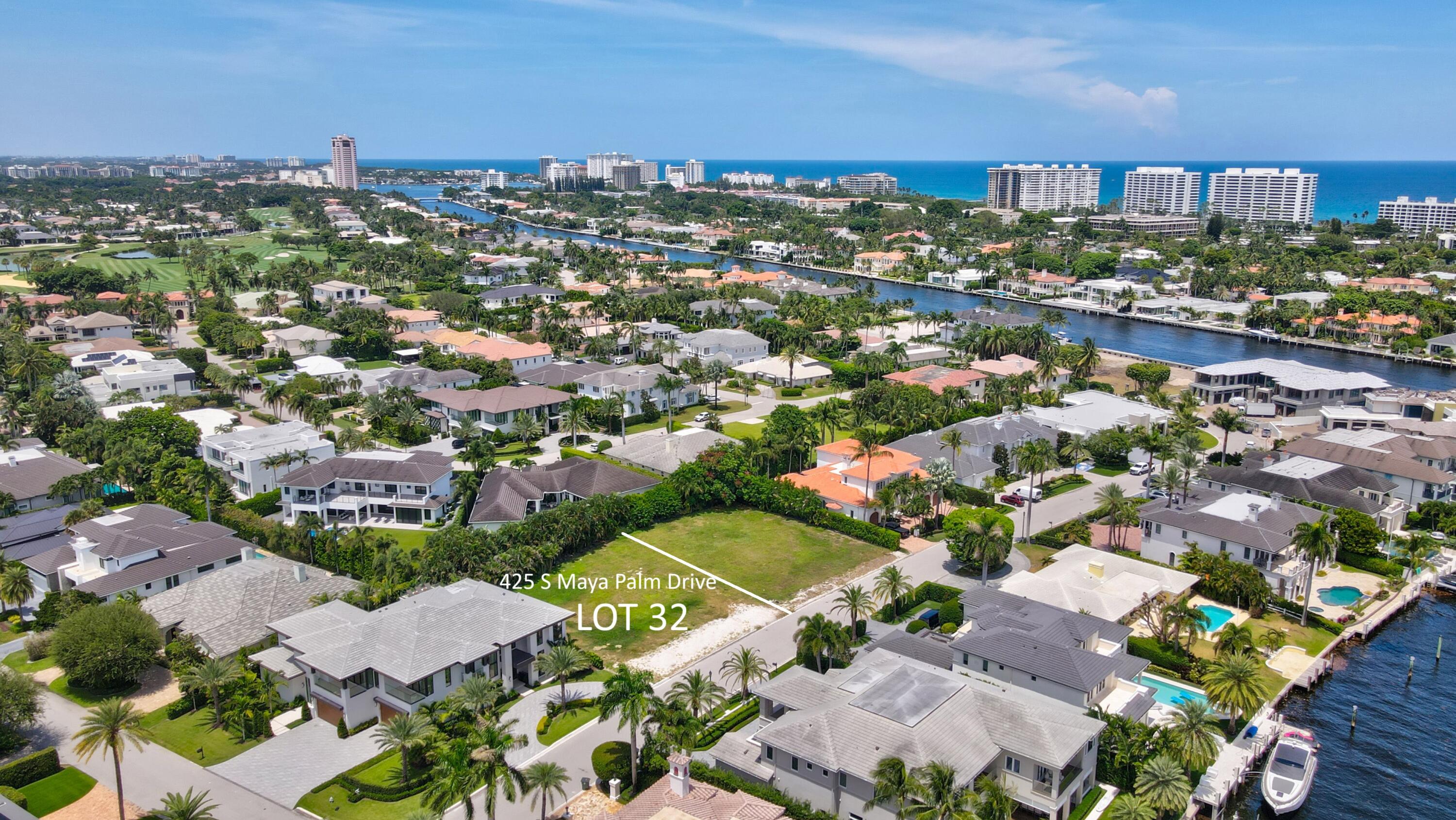 425 South Maya Palm Drive Boca Raton, FL 33432 - Photo 11 of 22 an aerial view of residential houses with outdoor space
