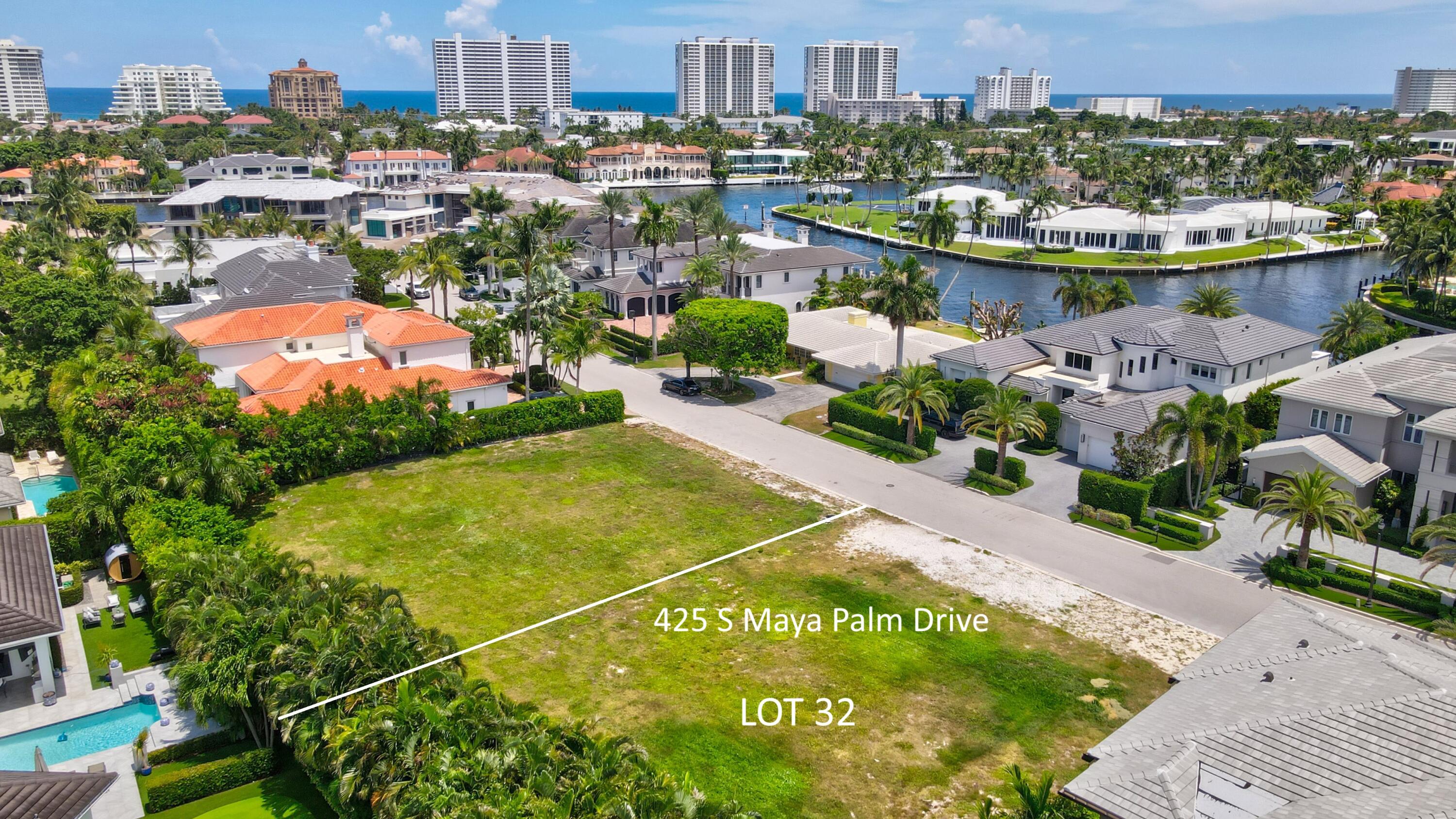 425 South Maya Palm Drive Boca Raton, FL 33432 - Photo 20 of 22 a view of a lake with a city