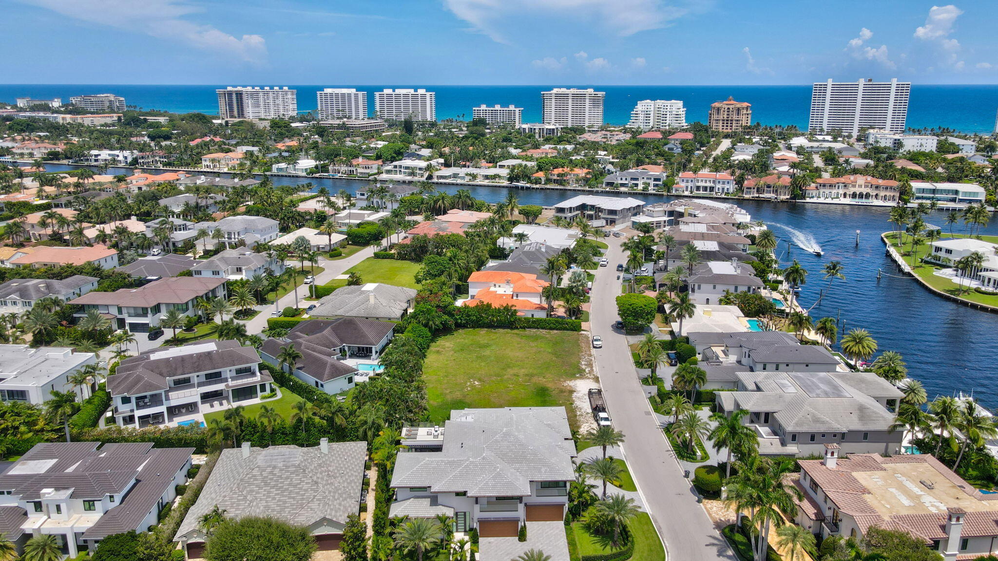 425 South Maya Palm Drive Boca Raton, FL 33432 - Photo 2 of 22 an aerial view of residential houses with outdoor space