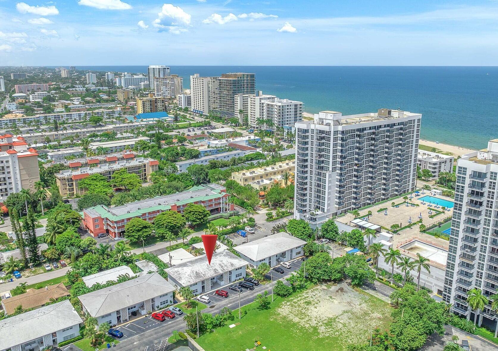 3213 Colony Club Road, Unit 4E Pompano Beach, FL 33062 - Photo 16 of 30 Aerial View