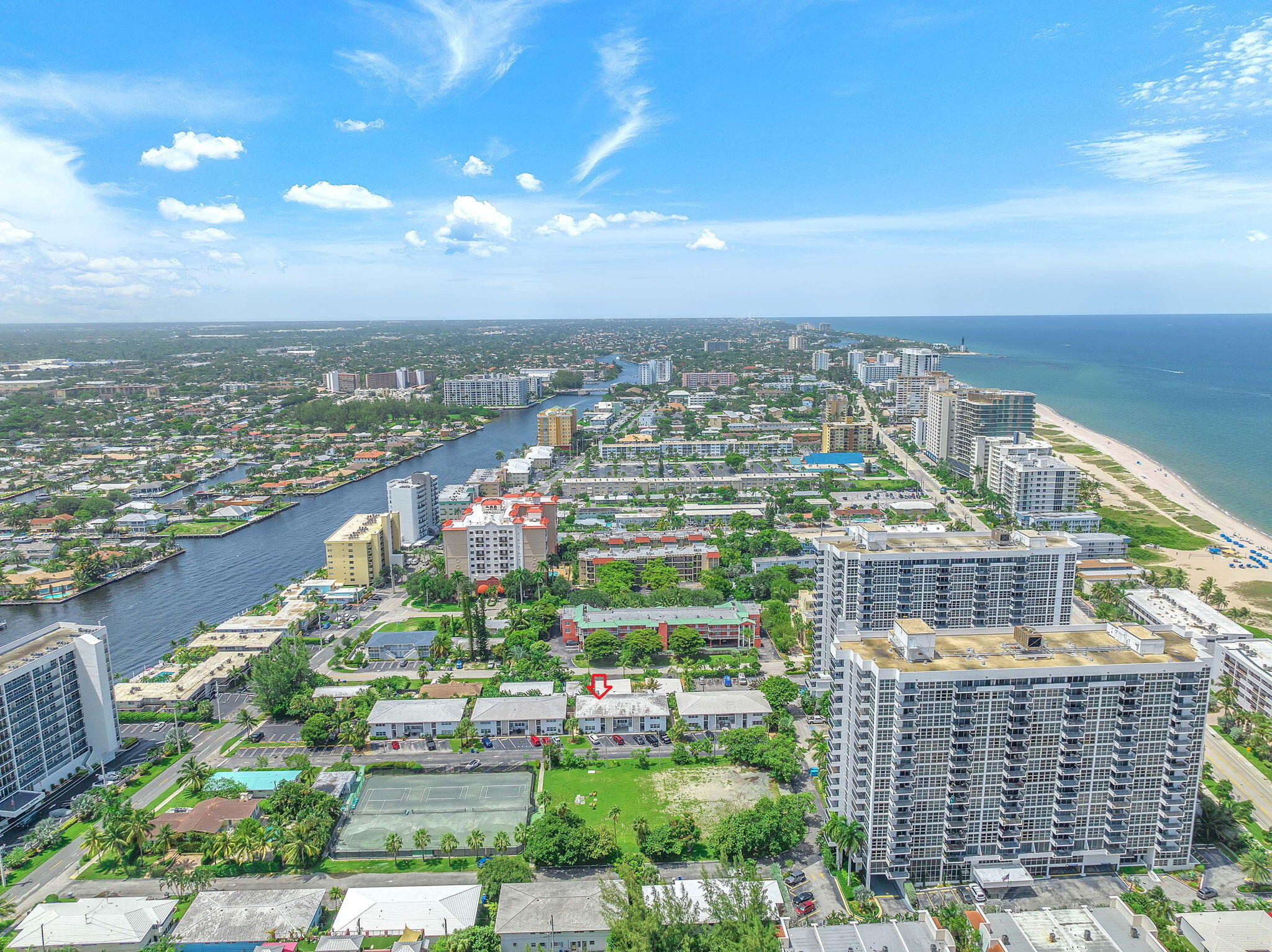 3213 Colony Club Road, Unit 4E Pompano Beach, FL 33062 - Photo 29 of 30 Aerial View