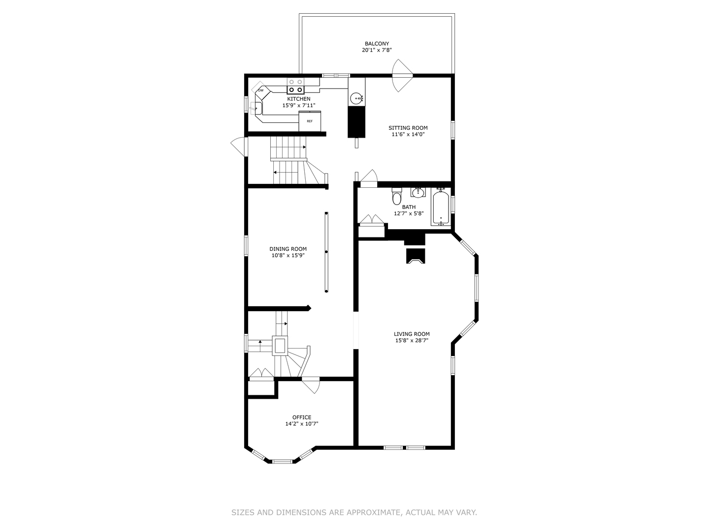138 Clinton Avenue, Unit 2 Oak Park, IL 60302 - Photo 12 of 12 a picture of floor plan