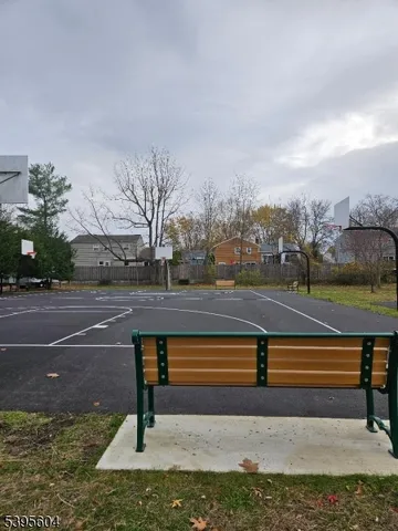 a view of street with houses