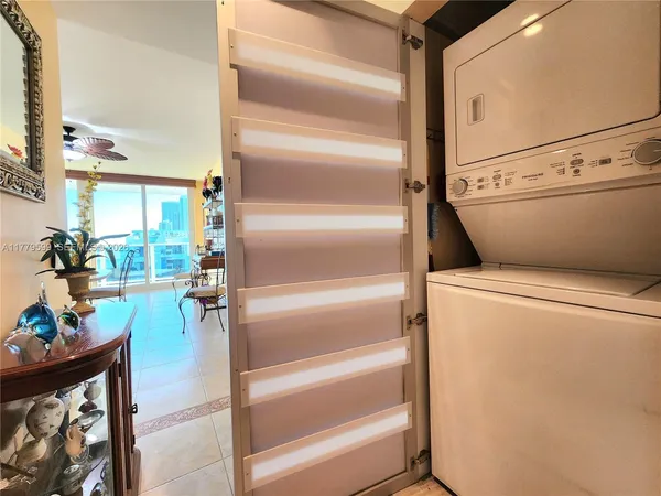 a bathroom with a shower and toilet