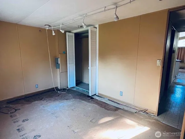 a bathroom with a shower and a tub