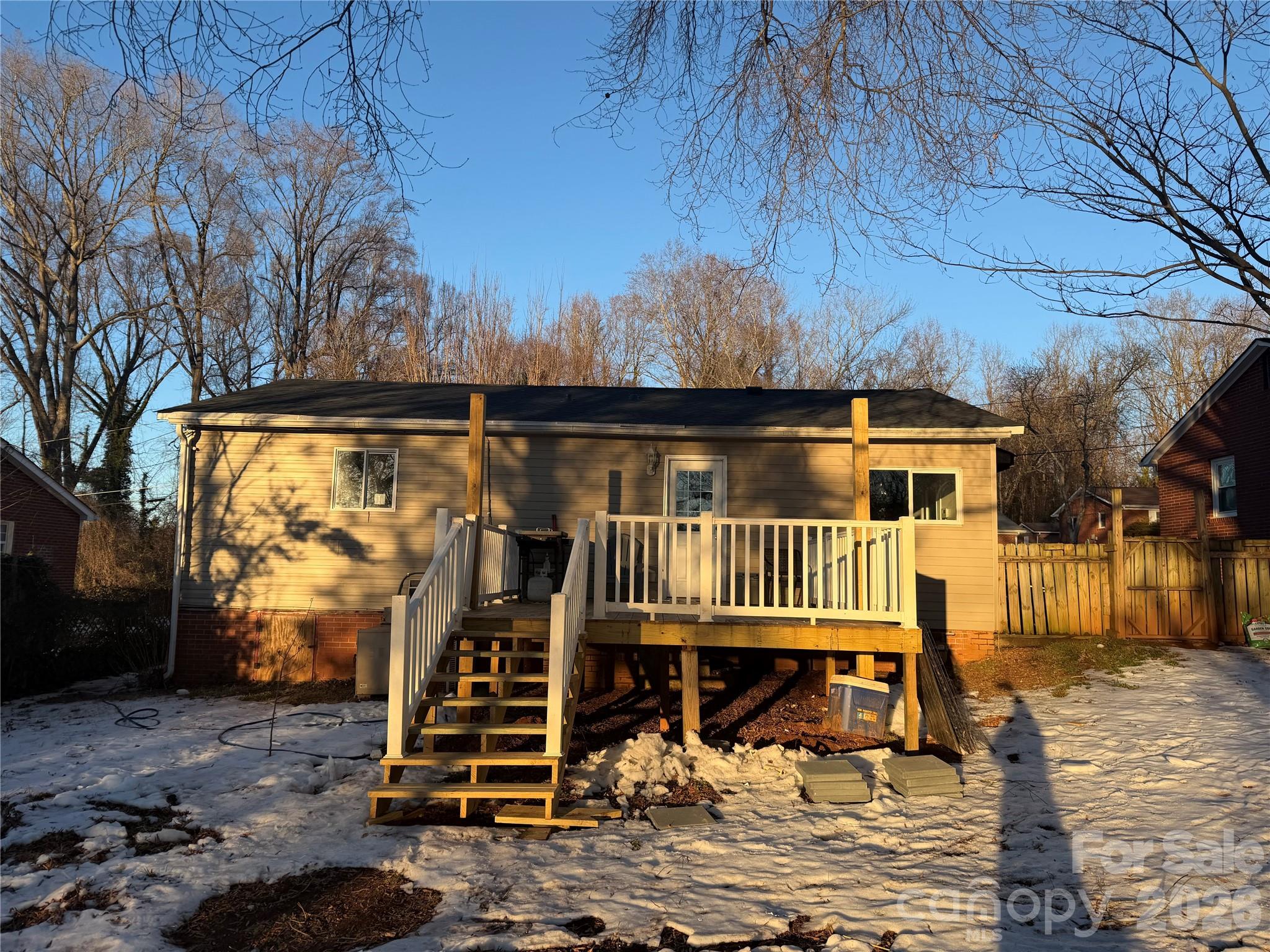 433 Brevard Street Statesville, NC 28677 - Photo 33 of 33 a view of a deck with a yard