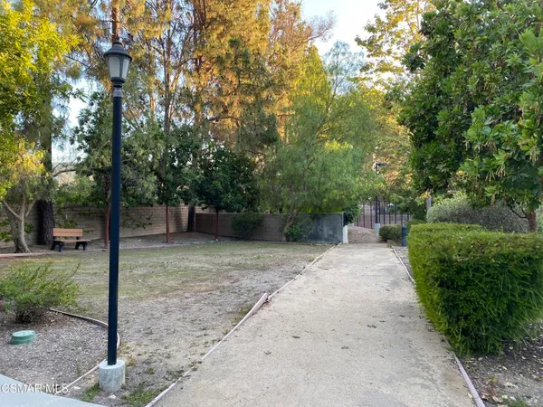 a view of a back yard