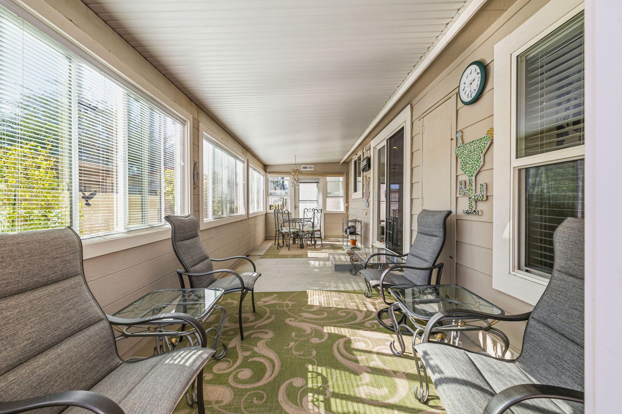 34960 Serenade Thousand Palms, CA 92276 - Photo 38 of 50 a view of a dining room with furniture wooden floor and a chandelier
