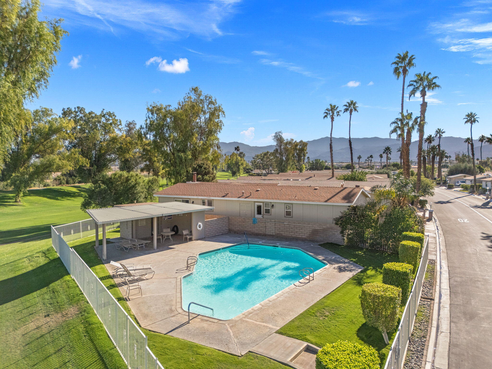 34960 Serenade Thousand Palms, CA 92276 - Photo 50 of 50 a view of an house with backyard space and balcony