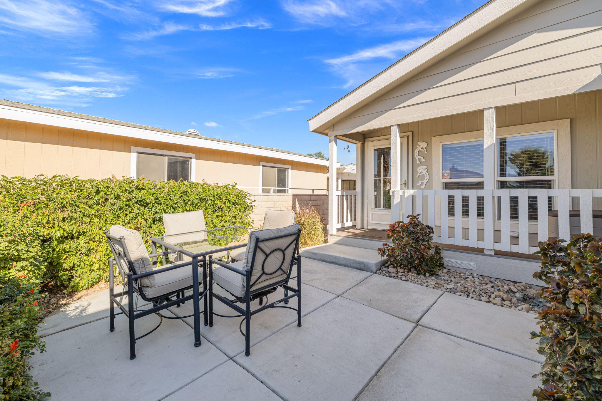 34960 Serenade Thousand Palms, CA 92276 - Photo 7 of 50 a view of a house with backyard and sitting area