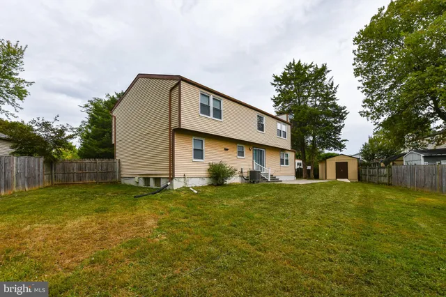a backyard of a house
