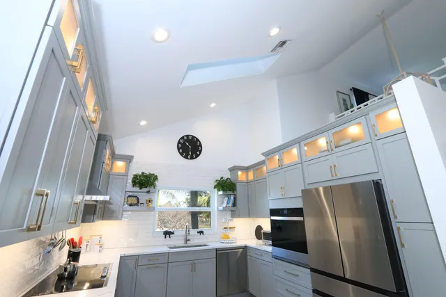 a room with storage and utility