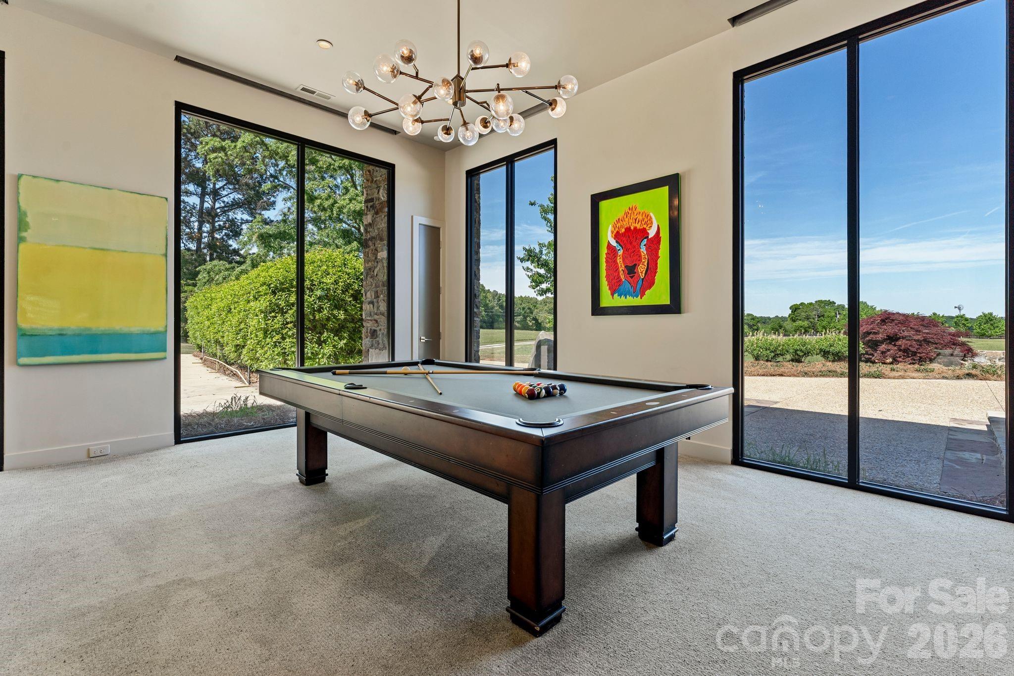 1795 Faires Road Rock Hill, SC 29730 - Photo 26 of 48 a room with pool table and windows