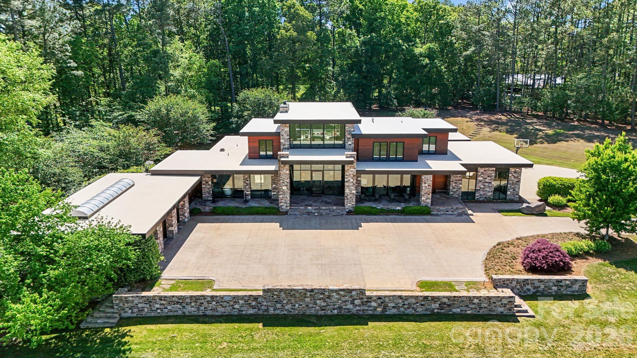 1795 Faires Road Rock Hill, SC 29730 - Photo 43 of 48 an aerial view of a house with swimming pool and big yard