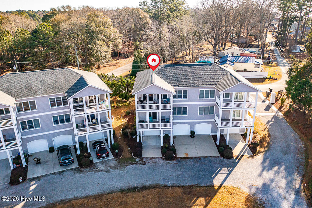 1129 Bennett Road, Unit 1B Minnesott Beach, NC 28510 - Photo 4 of 35 Aerial View