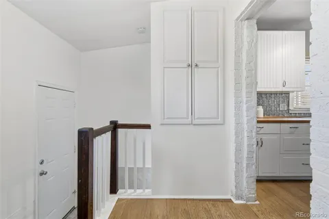 a view of entryway with stairs