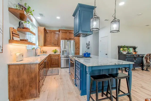 a view of fireplace and window