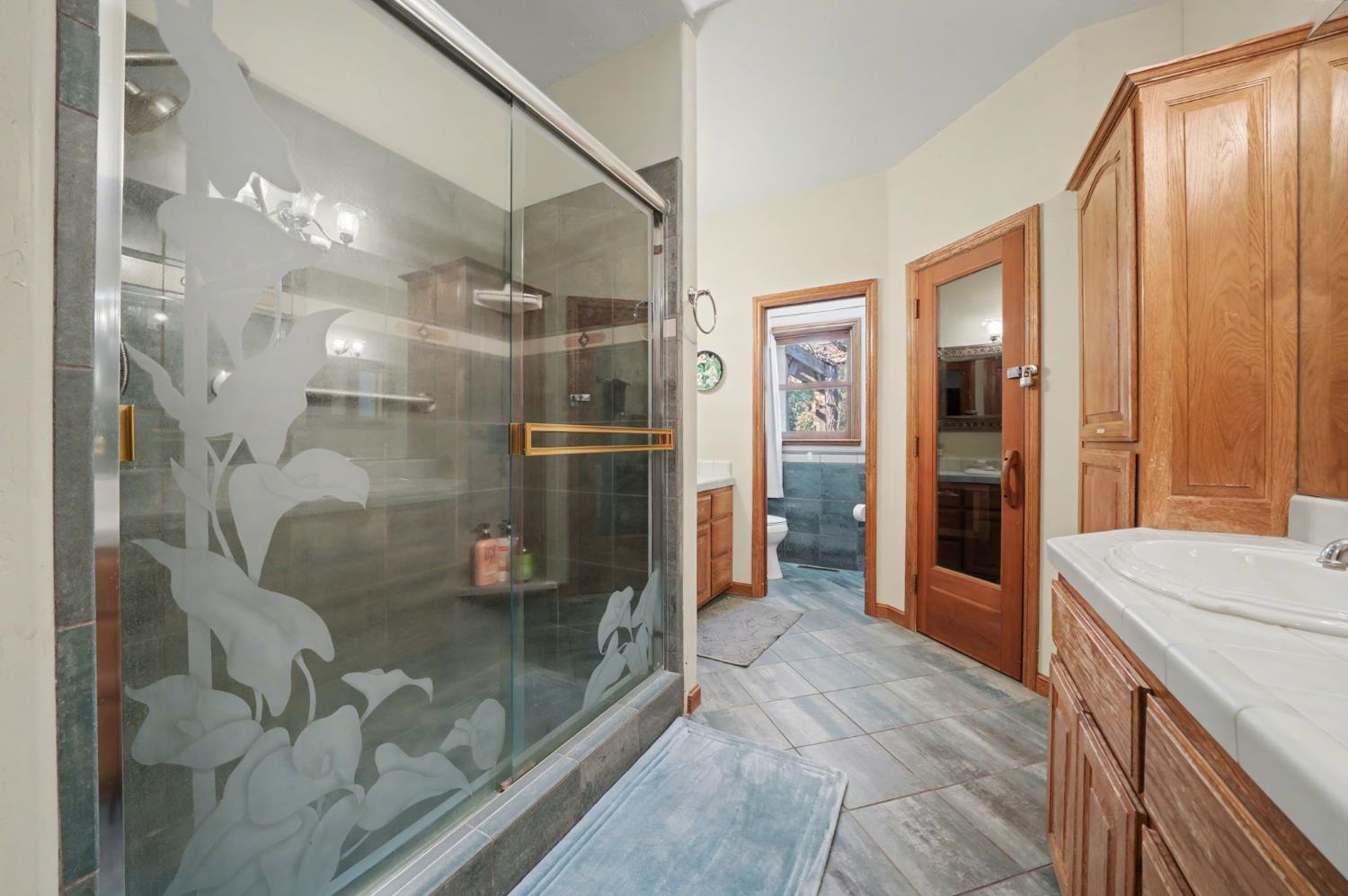 22707 Upton Road Plymouth, CA 95669 - Photo 48 of 99 a bathroom with a bathtub and a shower