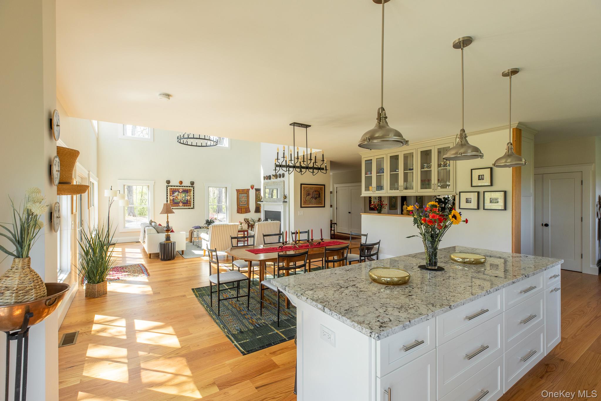 397 Viewmont Road Germantown, NY 12526 - Photo 23 of 47 Great room view, combining kitchen, dining room, and living room