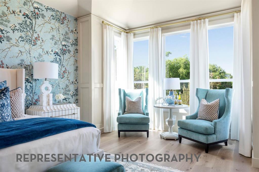 3908 Meander Way Prosper, TX 75078 - Photo 16 of 37 a living room with furniture and a large window