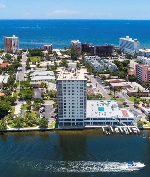 1505 North Riverside Drive, Unit 505 Pompano Beach, FL 33062 - Photo 1 of 9 a view of a city with an ocean view