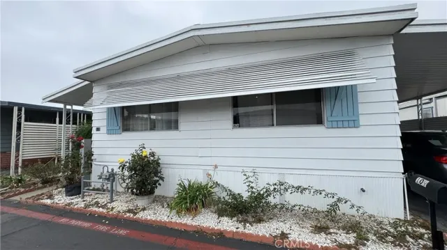 a backyard of a house