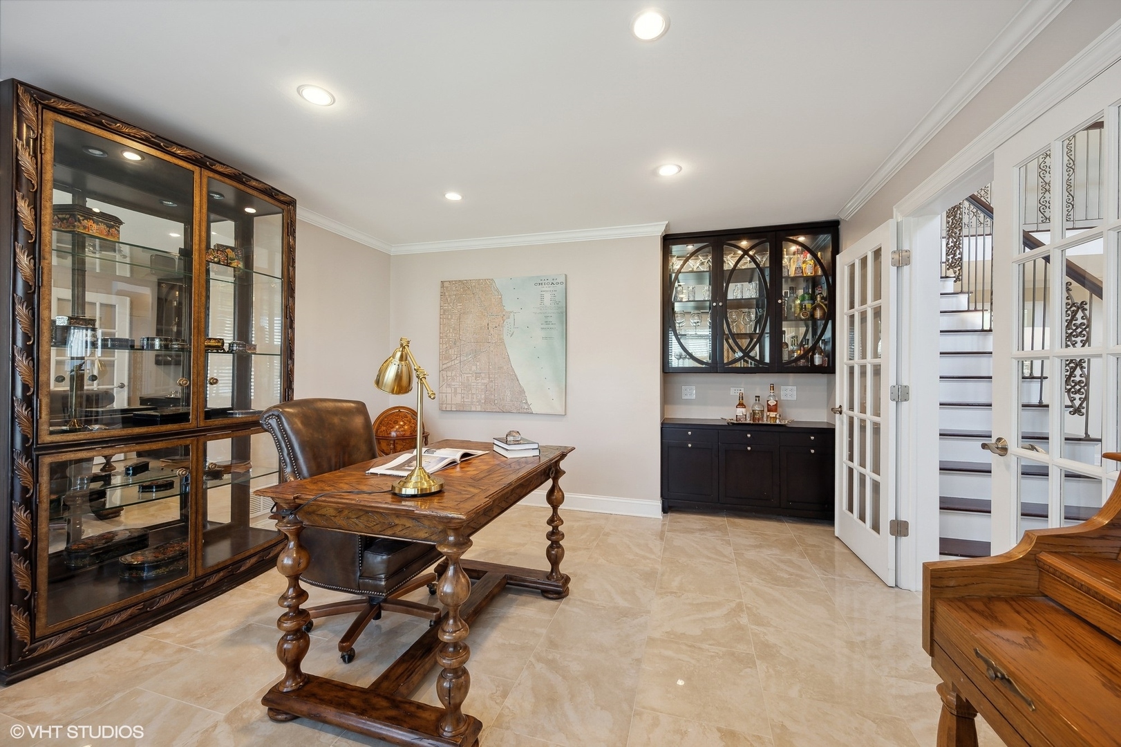 1640 Pfingsten Road Northbrook, IL 60062 - Photo 10 of 34 a view of a workspace with furniture and a window