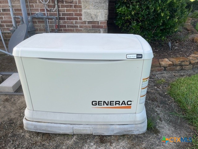 501 Barbara Street Ganado, TX 77962 - Photo 42 of 43 And for your sense of security during power outages, worry no more! This 24 kw generator was installed Feburary, 2024 and has only approximately 30 hours of usage. What a blessing those 30 hours were and could be again! Never have a home without one.