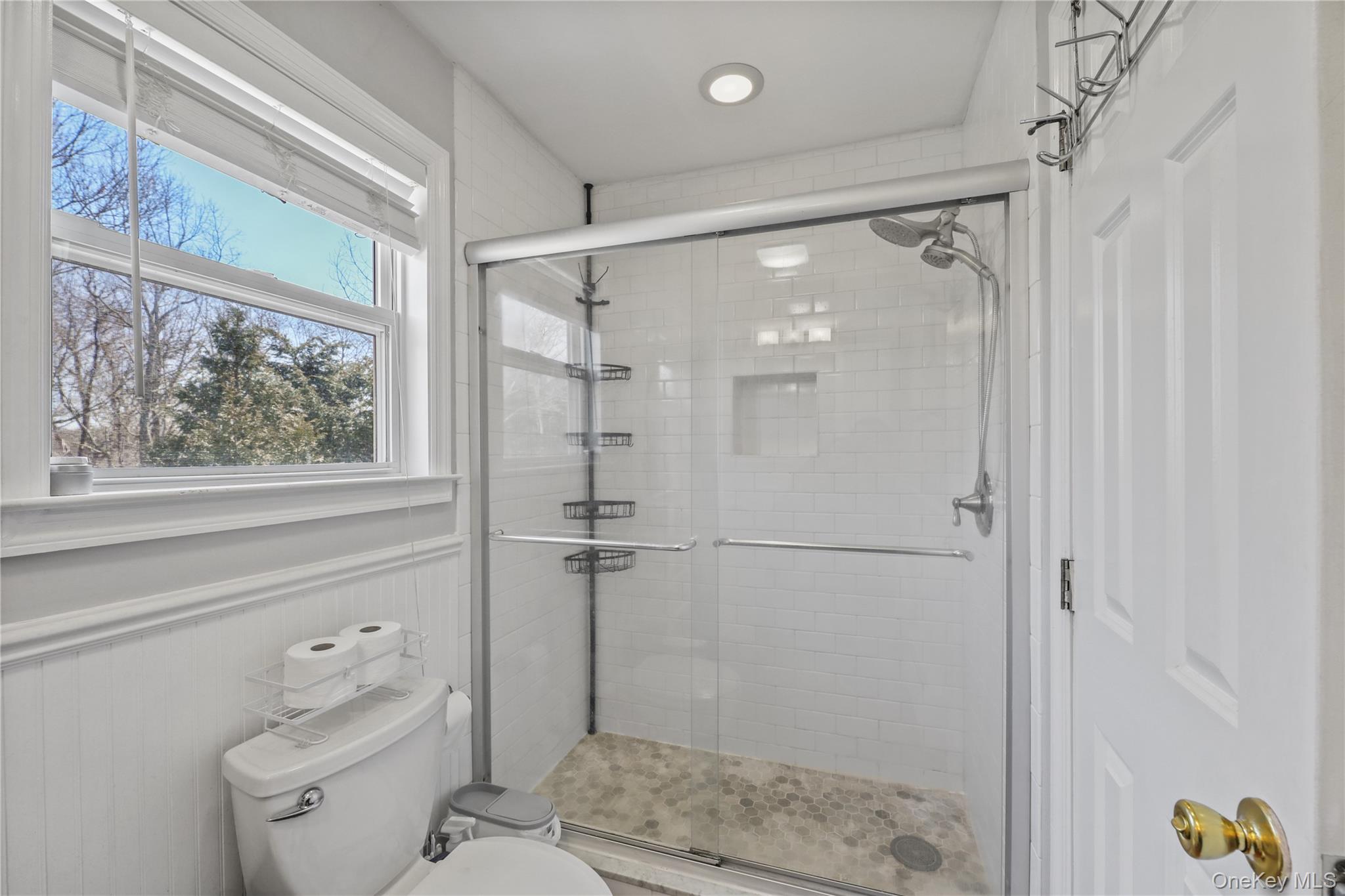 17 Jennifers Path Westhampton Beach, NY 11978 - Photo 24 of 41 a bathroom with a shower a toilet and sink