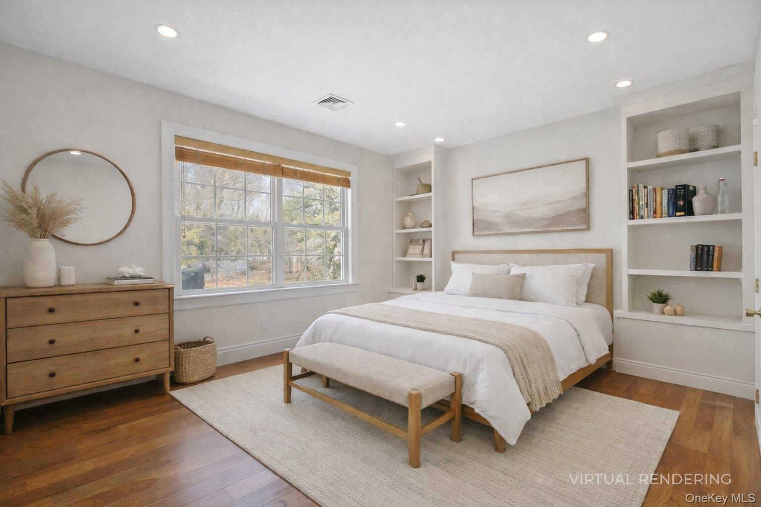 17 Jennifers Path Westhampton Beach, NY 11978 - Photo 26 of 41 a bedroom with a bed and a window