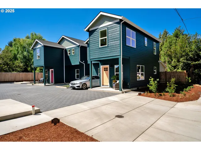 a view of a house with a patio