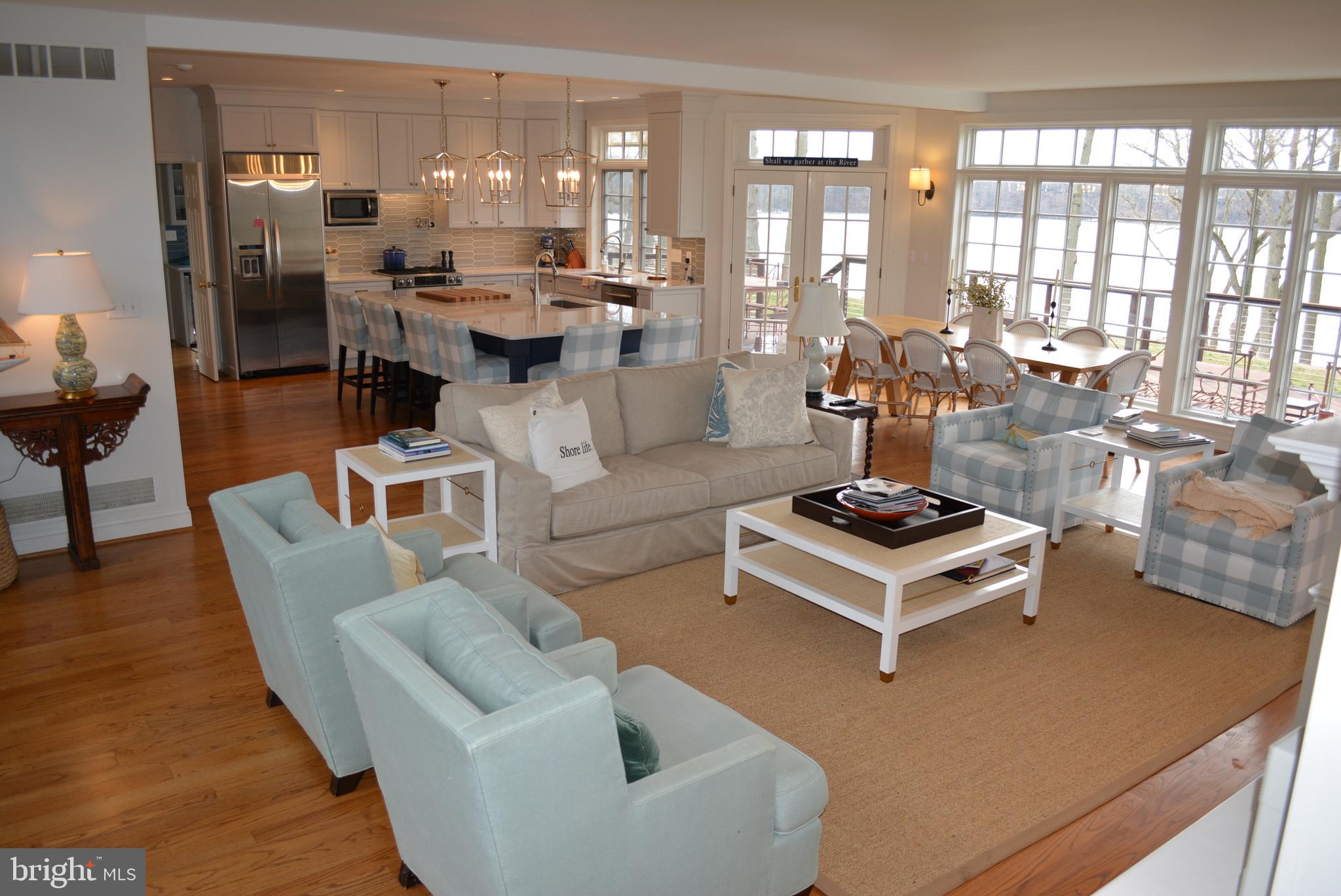 690 Budds Landing Road Warwick, MD 21912 - Photo 9 of 46 Family room and kitchen with endless views