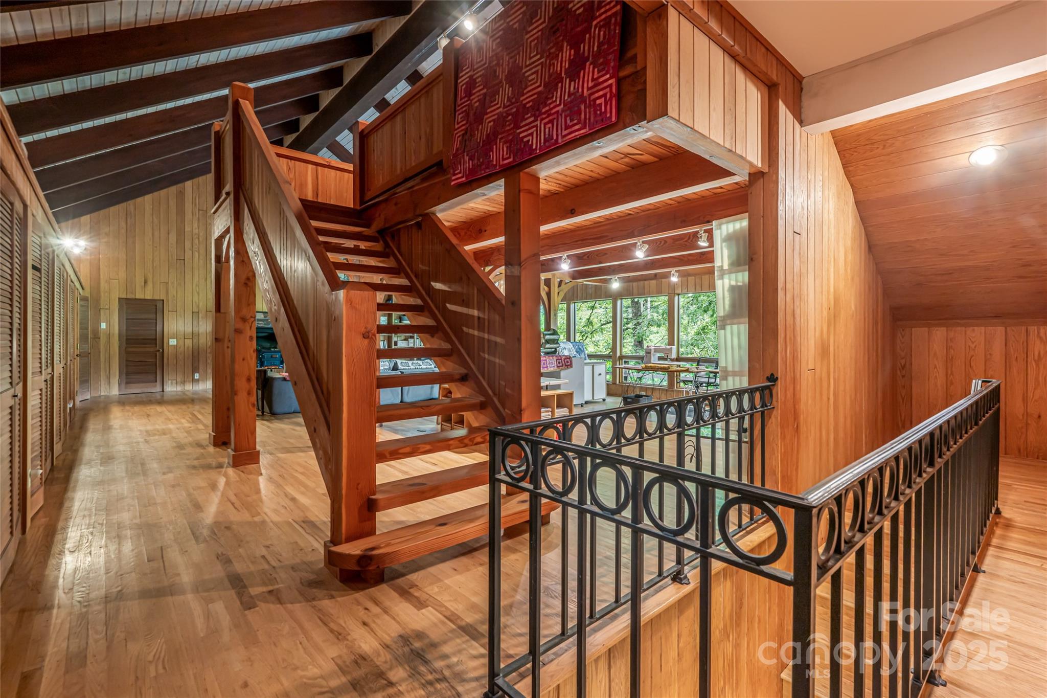 147 Dye Leaf Road Fairview, NC 28730 - Photo 23 of 46 a view of an entryway with wooden floor
