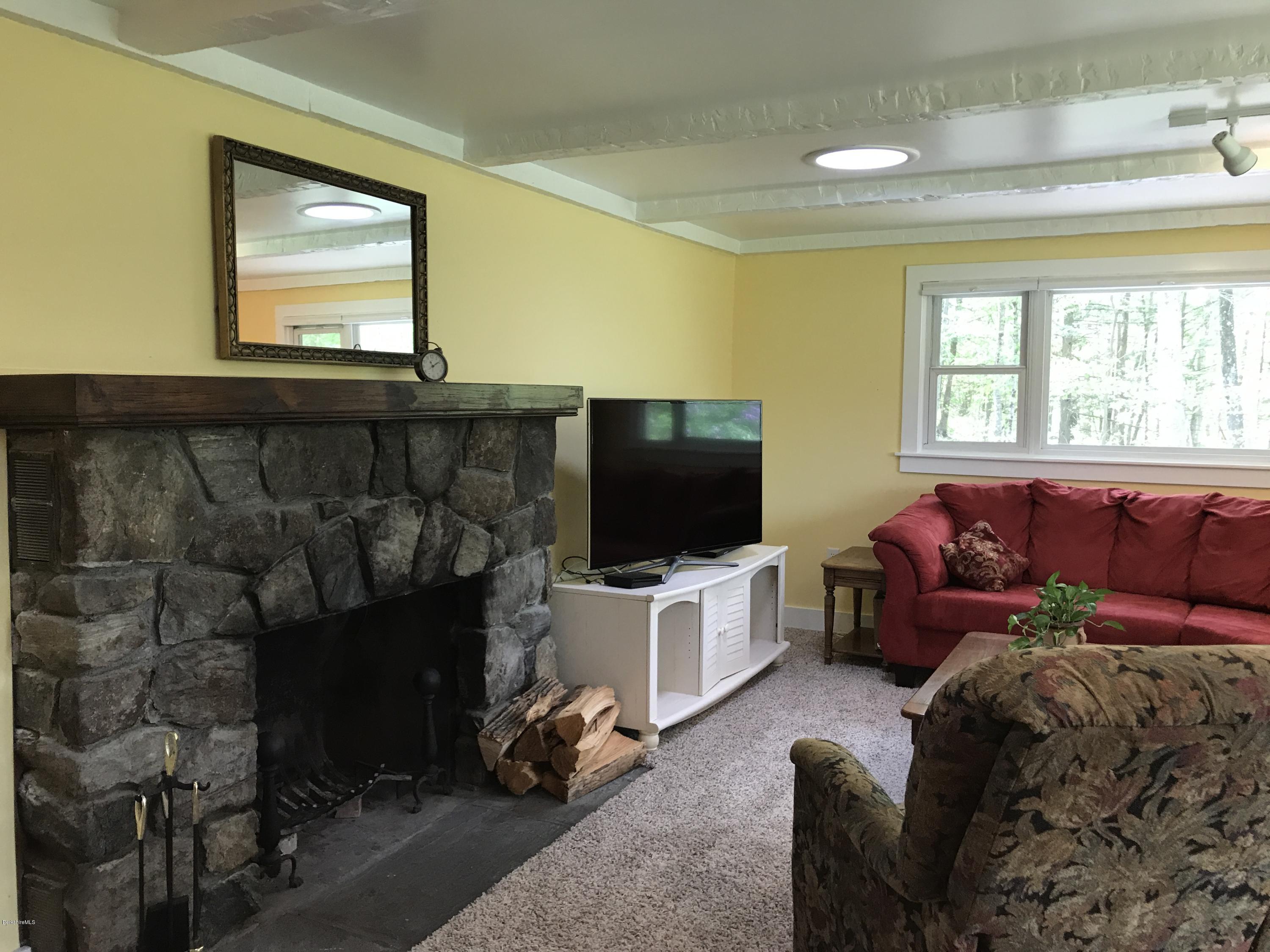 1624 County Road Sheffield, MA 01230 - Photo 4 of 17 Living Room Fireplace