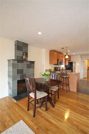 495-497 Beacon Street, Unit 10 Boston, MA 02215 - Photo 11 of 21 a dining room with furniture and wooden floor