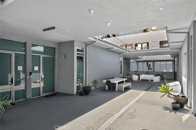 a view of parking garage