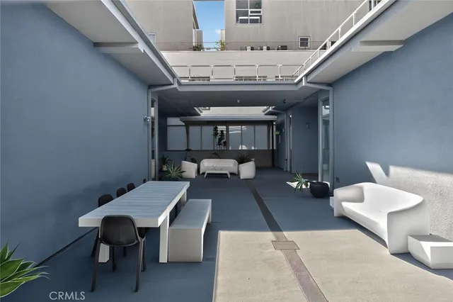 a close up of a potted plant in front of a door