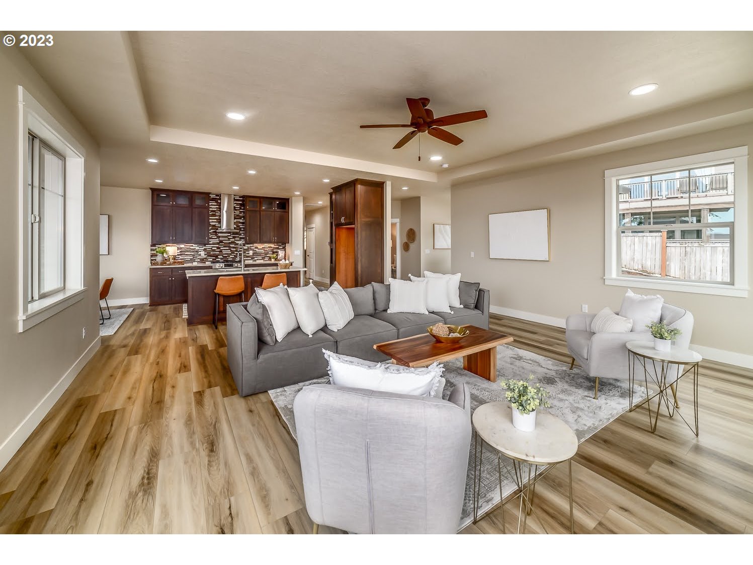 361 Mountaingate Drive Springfield, OR 97478 - Photo 11 of 35 a living room with furniture and a large window