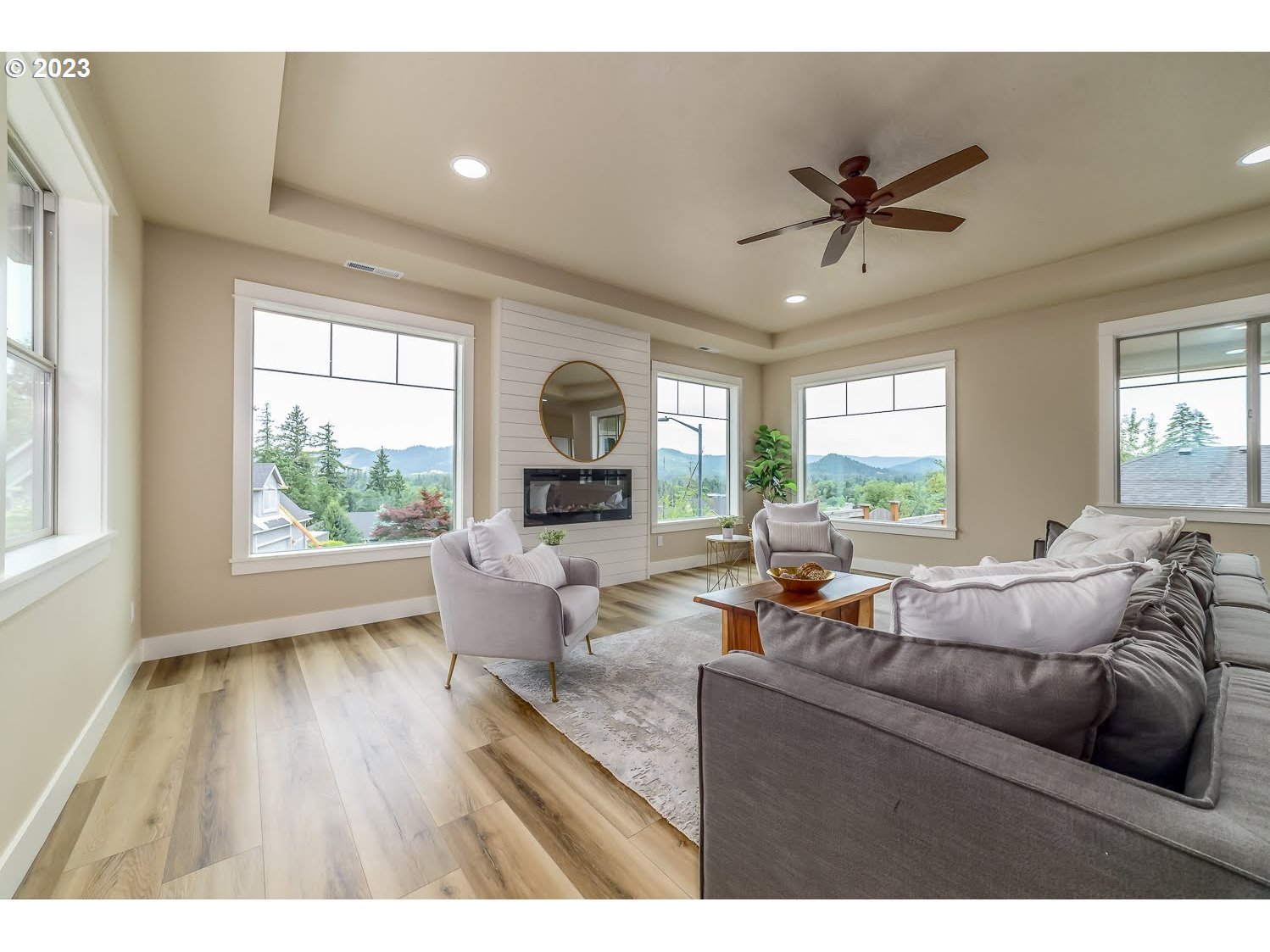 361 Mountaingate Drive Springfield, OR 97478 - Photo 8 of 35 a living room with furniture and a large window