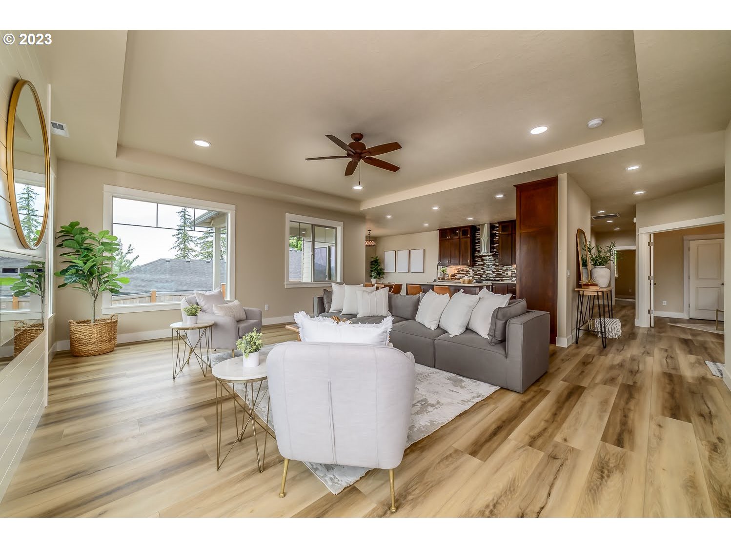 361 Mountaingate Drive Springfield, OR 97478 - Photo 10 of 35 a living room with furniture and a large window