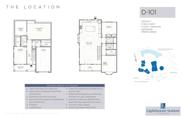 $2,185,000 | 533 Woods Hole Road, Unit D101, Woods Hole, MA 02543