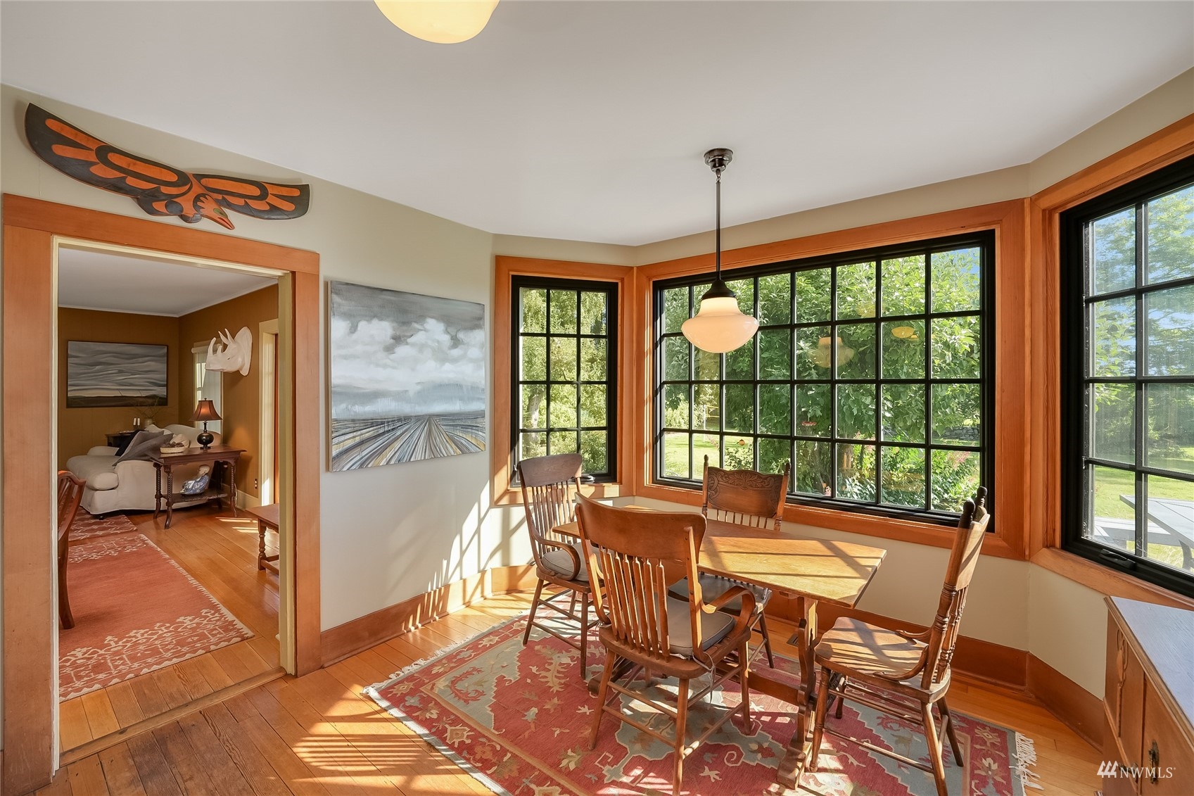 15816 Polson Road Mount Vernon, WA 98273 - Photo 6 of 40 a view of a dining room with furniture window and outside view